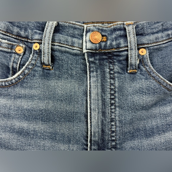 Madewell Slim Demi-Boot Jeans Sz 28P High Rise Cropped - Picture 5 of 10